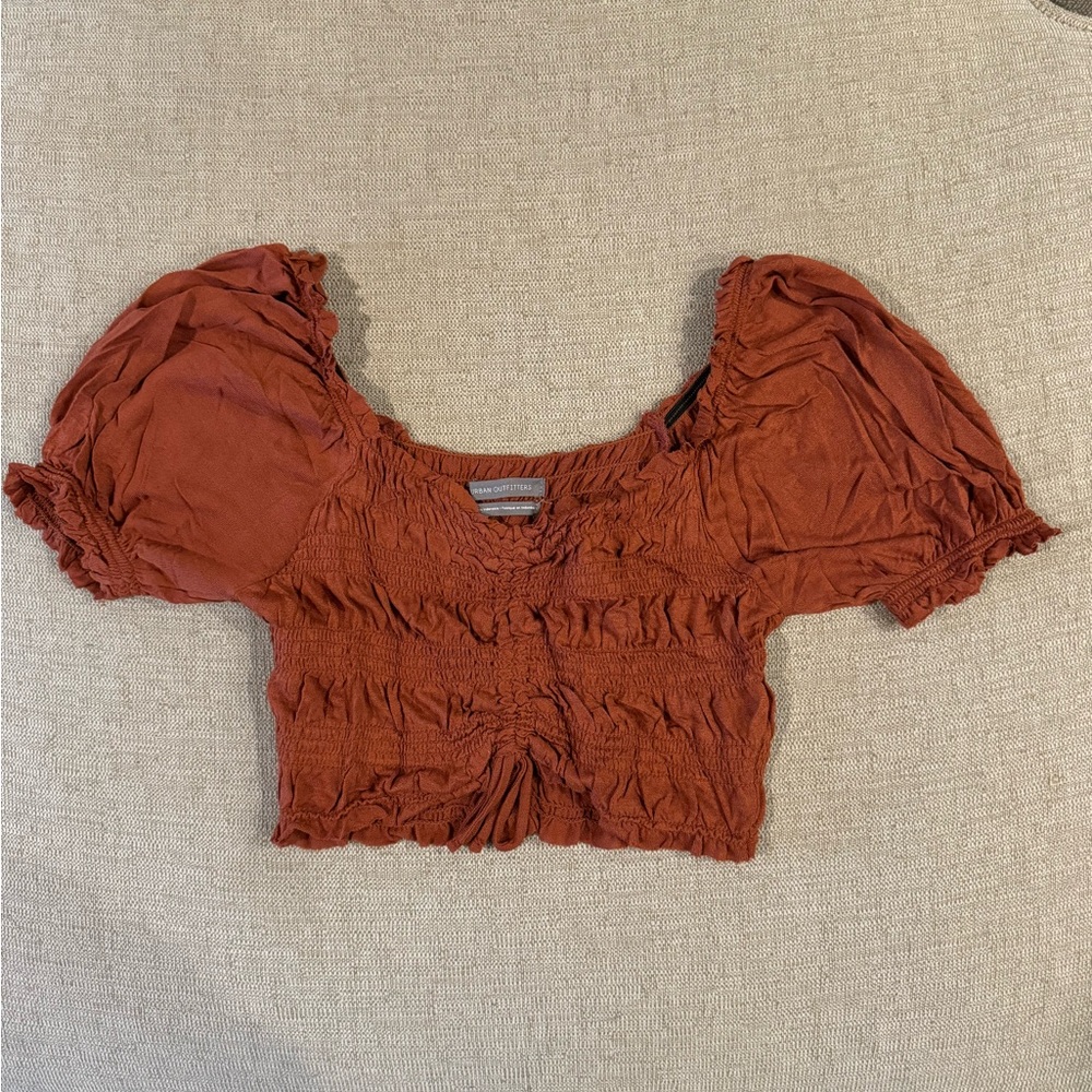 Urban outfitters rust crop top